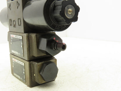 Nachi SA-G01-C6-D2-31 Hydraulic Directional Control Solenoid Valve Assy 24VDC