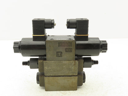 Nachi SA-G01-C6-D2-31 Hydraulic Directional Control Solenoid Valve Assy 24VDC