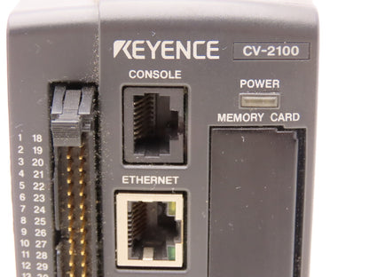 Keyence CV-2100 Machine Visual Digital Image Control Sensor Lot Of 2