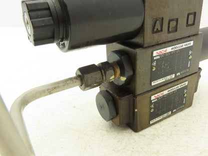 Nachi SA-G01-A3X-D2-31 Hydraulic Directional Control Solenoid Valve Assy 24VDC