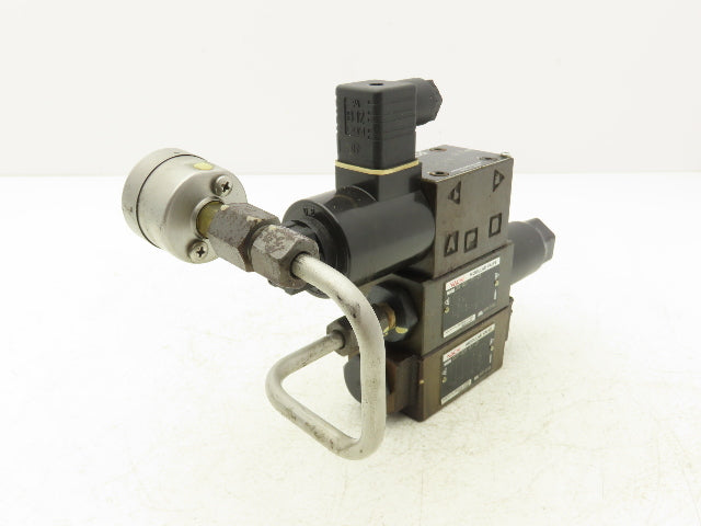 Nachi SA-G01-A3X-D2-31 Hydraulic Directional Control Solenoid Valve Assy 24VDC
