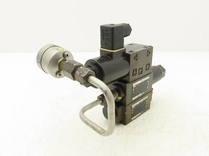 Nachi SA-G01-A3X-D2-31 Hydraulic Directional Control Solenoid Valve Assy 24VDC