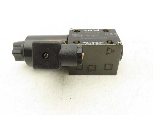 Nachi SA-G01-A3X-D2-31 Hydraulic Directional Solenoid Control 2 Pos/4 Way 24VDC
