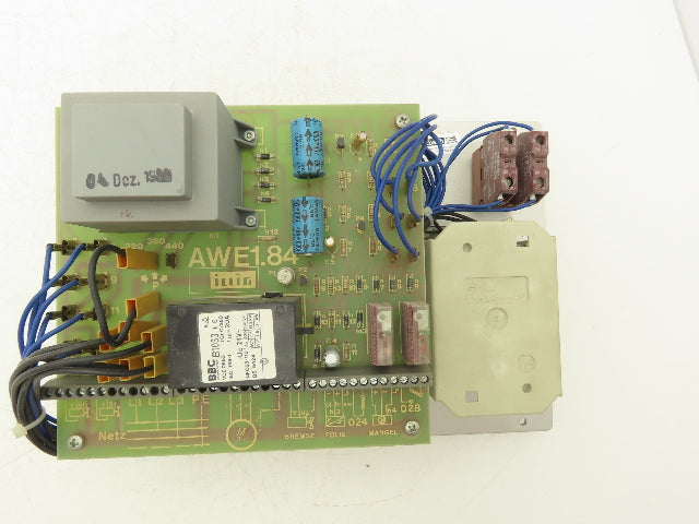 Balbach 1 002 006/12/4060 HMI Operator Push Button Control Panel W/Speed Control