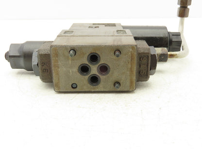 Nachi SA-G01-A3X-D2-31 Hydraulic Directional Control Solenoid Valve Assy 24VDC
