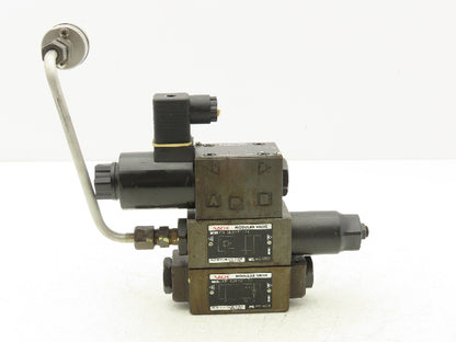 Nachi SA-G01-A3X-D2-31 Hydraulic Directional Control Solenoid Valve Assy 24VDC