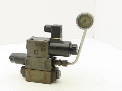 Nachi SA-G01-A3X-D2-31 Hydraulic Directional Control Solenoid Valve Assy 24VDC