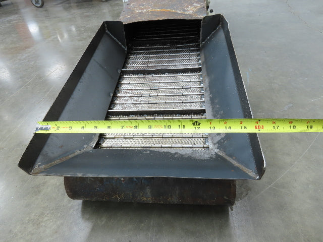 Fongex 14"W x 62"L Chip Conveyor 11.5"W Steel Belt Adj Height 220V 3PH