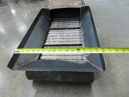 Fongex 14"W x 62"L Chip Conveyor 11.5"W Steel Belt Adj Height 220V 3PH