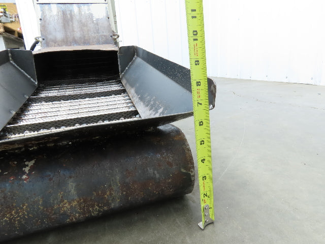 Fongex 14"W x 62"L Chip Conveyor 11.5"W Steel Belt Adj Height 220V 3PH