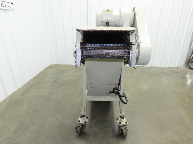 Fongex 14"W x 62"L Chip Conveyor 11.5"W Steel Belt Adj Height 220V 3PH