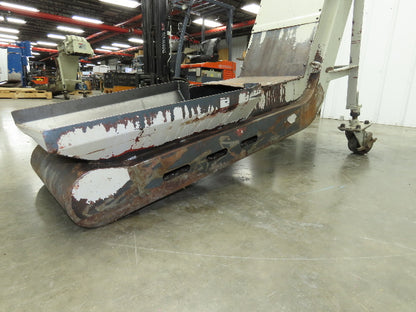 Fongex 14"W x 62"L Chip Conveyor 11.5"W Steel Belt Adj Height 220V 3PH