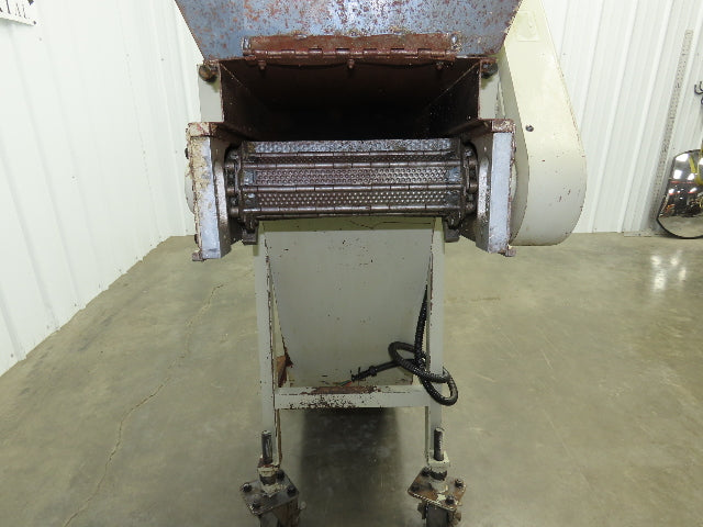 Fongex 14"W x 62"L Chip Conveyor 11.5"W Steel Belt Adj Height 220V 3PH