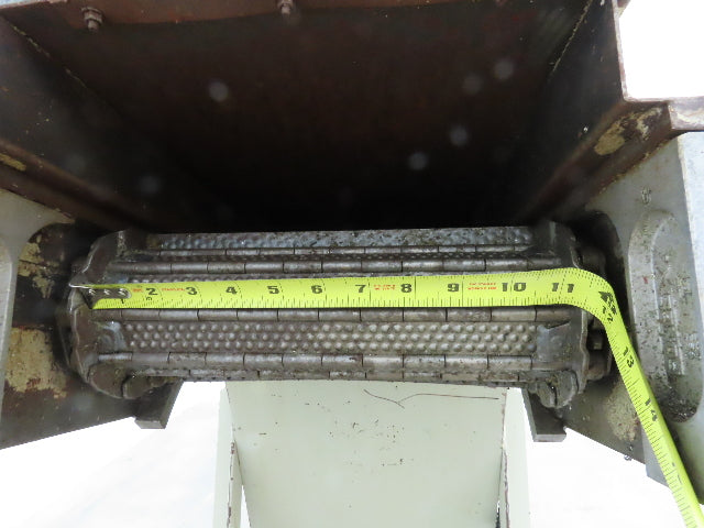 Fongex 14"W x 62"L Chip Conveyor 11.5"W Steel Belt Adj Height 220V 3PH