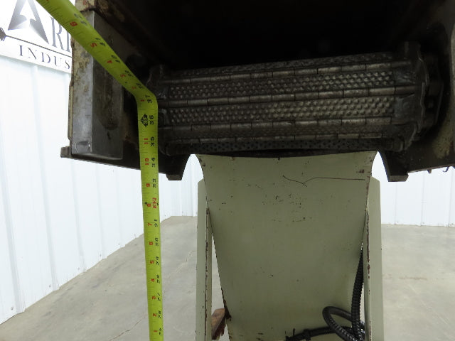 Fongex 14"W x 62"L Chip Conveyor 11.5"W Steel Belt Adj Height 220V 3PH