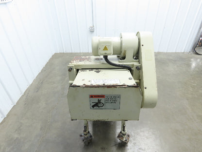 Fongex 14"W x 62"L Chip Conveyor 11.5"W Steel Belt Adj Height 220V 3PH