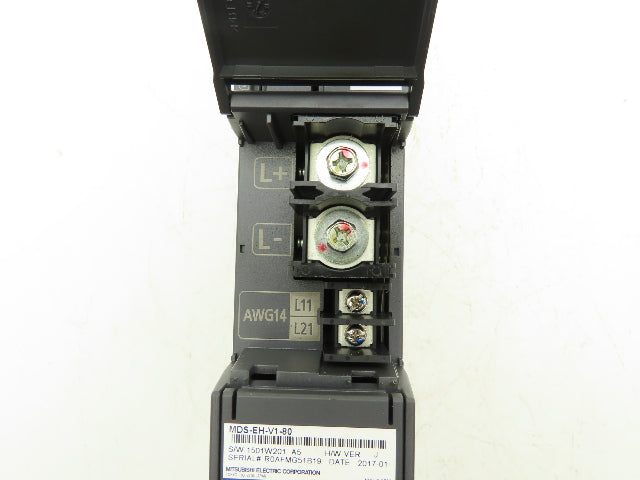 Mitsubishi MDS-EH-V1-80 AC Servo Drive Unit 4.5kW 17A 3ph 323V HW Ver J
