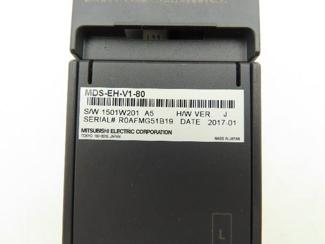 Mitsubishi MDS-EH-V1-80 AC Servo Drive Unit 4.5kW 17A 3ph 323V HW Ver J