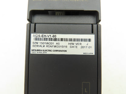 Mitsubishi MDS-EH-V1-80 AC Servo Drive Unit 4.5kW 17A 3ph 323V HW Ver J