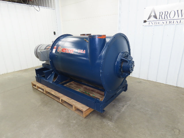 Spencer Centrifugal Multistage Blower Vacuum 1420CFM 10X10” 60Hp 460V 3Ph