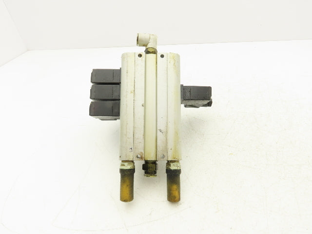SMC VFS2120-5D-02-XD1 Pneumatic 5 Station Manifold Bank w 3 Solenoid Valves