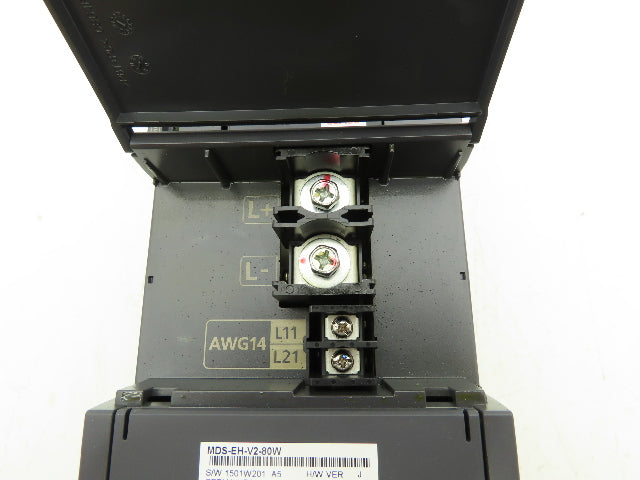Mitsubishi MDS-EH-V2-80W 2-Axis AC Servo Drive Unit 7.0kW 21A 3ph 323V HW Ver J