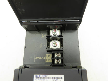 Mitsubishi MDS-EH-V2-80W 2-Axis AC Servo Drive Unit 7.0kW 21A 3ph 323V HW Ver J