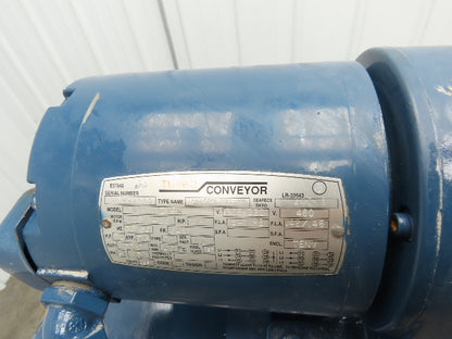 Turbo Systems 12"W x 8'L Chip Conveyor 10" Steel Belt 54" Infeed 39"H 230/460V