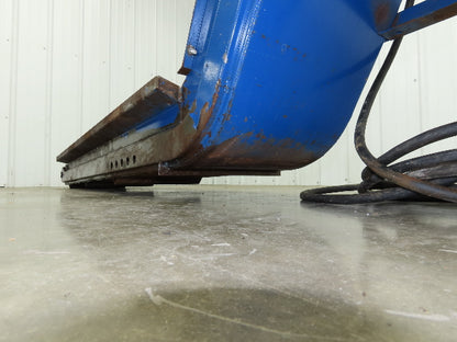 Turbo Systems 14"W x 8' 8"L Chip Conveyor 12"Steel Belt 60" Infeed 38"H 230/460V