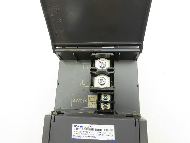 Mitsubishi MDS-EH-V2-80W 2-Axis AC Servo Drive Unit 7.0kW 21A 3ph 323V HW Ver H