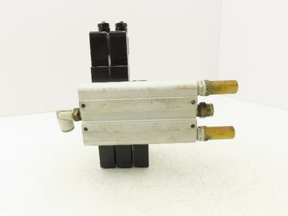 SMC VFS2320-5D-02-XD1 Pneumatic 5 Station Manifold Bank w 3 Solenoid Valves
