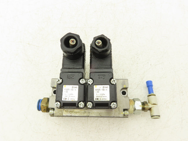 SMC VCA35-5D-4-03 Pneumatic Solenoid Valves 2 Port Compact 24VDC Modular 2 Valve