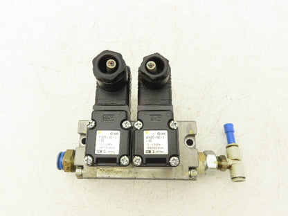 SMC VCA35-5D-4-03 Pneumatic Solenoid Valves 2 Port Compact 24VDC Modular 2 Valve