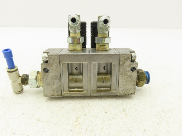 SMC VCA35-5D-4-03 Pneumatic Solenoid Valves 2 Port Compact 24VDC Modular 2 Valve
