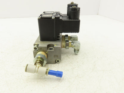 SMC VCA35-5D-4-03 Pneumatic Solenoid Valves 2 Port Compact 24VDC Modular 2 Valve