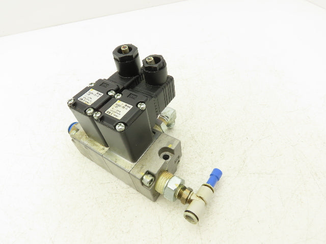 SMC VCA35-5D-4-03 Pneumatic Solenoid Valves 2 Port Compact 24VDC Modular 2 Valve