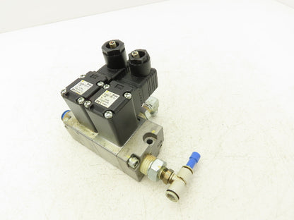 SMC VCA35-5D-4-03 Pneumatic Solenoid Valves 2 Port Compact 24VDC Modular 2 Valve