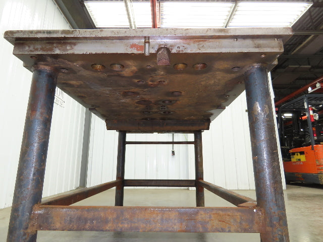 3" Solid Steel Fabrication Welding Table Jig Layout 74x40" Holdfast Holes