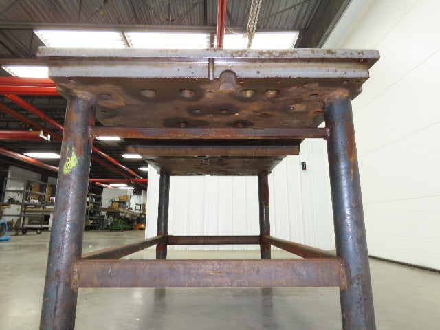 3" Solid Steel Fabrication Welding Table Jig Layout 74x40" Holdfast Holes