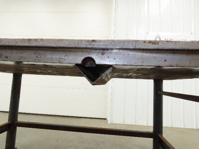 3" Solid Steel Fabrication Welding Table Jig Layout 74x40" Holdfast Holes