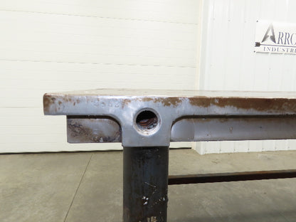 3" Solid Steel Fabrication Welding Table Jig Layout 74x40" Holdfast Holes