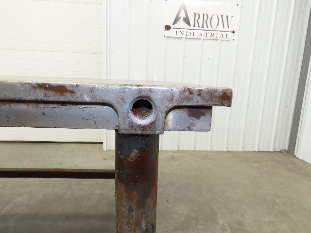 3" Solid Steel Fabrication Welding Table Jig Layout 74x40" Holdfast Holes