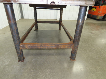 3" Solid Steel Fabrication Welding Table Jig Layout 74x40" Holdfast Holes