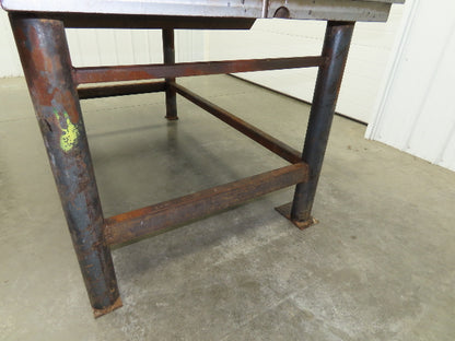 3" Solid Steel Fabrication Welding Table Jig Layout 74x40" Holdfast Holes
