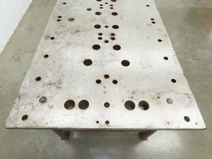 3" Solid Steel Fabrication Welding Table Jig Layout 74x40" Holdfast Holes