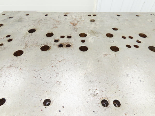 3" Solid Steel Fabrication Welding Table Jig Layout 74x40" Holdfast Holes