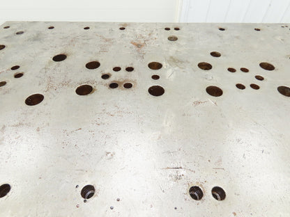 3" Solid Steel Fabrication Welding Table Jig Layout 74x40" Holdfast Holes