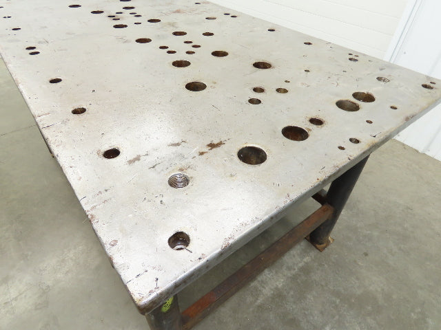 3" Solid Steel Fabrication Welding Table Jig Layout 74x40" Holdfast Holes