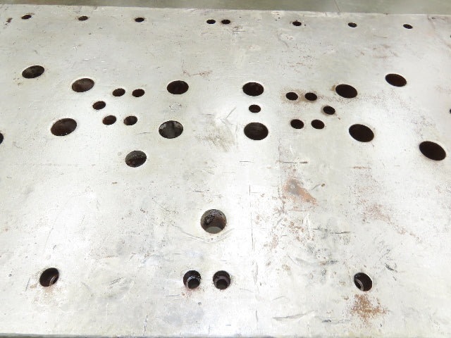 3" Solid Steel Fabrication Welding Table Jig Layout 74x40" Holdfast Holes