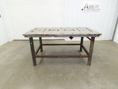 3" Solid Steel Fabrication Welding Table Jig Layout 74x40" Holdfast Holes